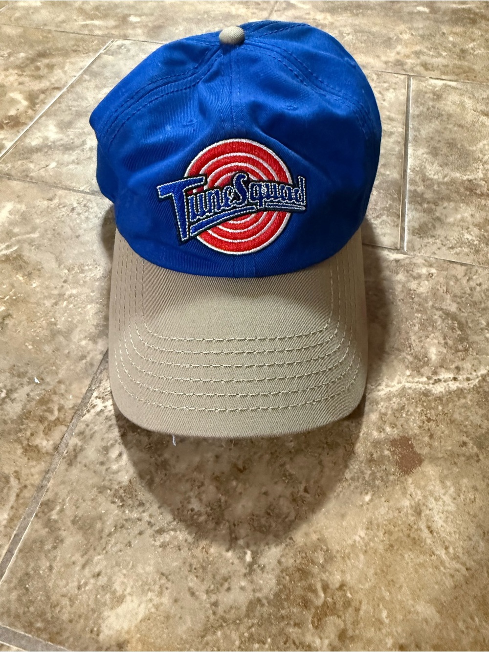 Warner Bros. Tune Squad Blue and Tan Baseball Cap